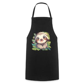 Paresseux Paresseux - Tablier de cuisine - noir - Devant - AI Model Male 185 dark (185cm)