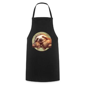 Paresseux Paresseux - Tablier de cuisine - noir - Devant - AI Model Male 185 dark (185cm)