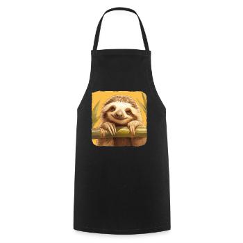 Paresseux Paresseux - Tablier de cuisine - noir - Devant - AI Model Male 185 dark (185cm)