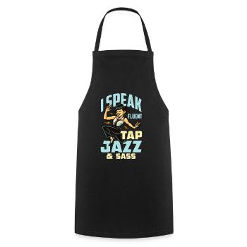 Dance Teacher I Speak Fluent Tap Dancing School - Cooking Apron - black - Front - AI Model Male 185 dark (185cm)