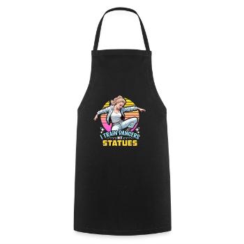 Dance Teacher I Train Dancers Dance Instructor - Cooking Apron - black - Front - AI Model Male 185 dark (185cm)