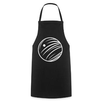 Bowling Sketch - Cooking Apron - black - Front - AI Model Male 185 dark (185cm)