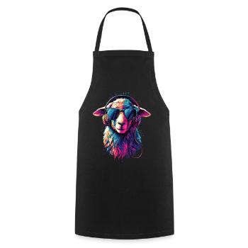 Mouton Agneau Mouton Mouton domestique Berger Mouton doux - Tablier de cuisine - noir - Devant - AI Model Male 185 dark (185cm)