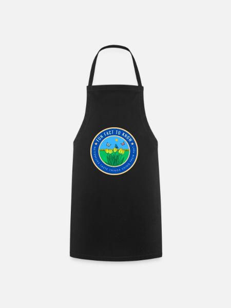 Butterflies taste things using their feet - Cooking Apron - black