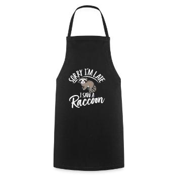 Joke Racoon Puke Collection T-Shirt - Cooking Apron - black - Front - AI Model Male 185 dark (185cm)