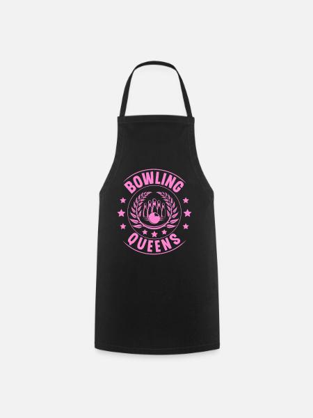 Bowling Queens - Kochschürze - Schwarz