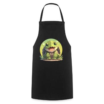 Snapping Turtles Snapping Turtle - Cooking Apron - black - Front - AI Model Male 185 dark (185cm)