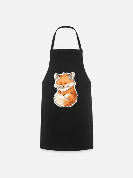 Fuchs - Kochschürze - Schwarz
