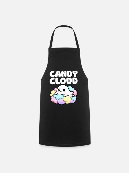 CANDY CLOUD - GEIST HALLOWEEN - Kochschürze - Schwarz