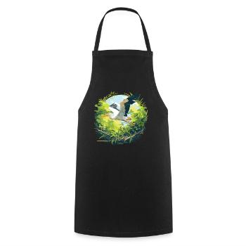 Storks Stork - Cooking Apron - black - Front - AI Model Male 185 dark (185cm)