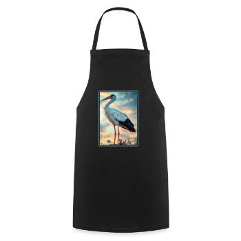 Storks Stork - Cooking Apron - black - Front - AI Model Male 185 dark (185cm)