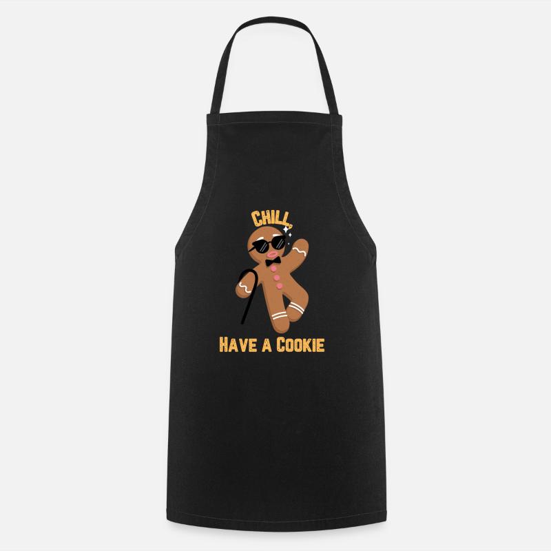 Chill, have a Cookie - Tablier de cuisine - noir