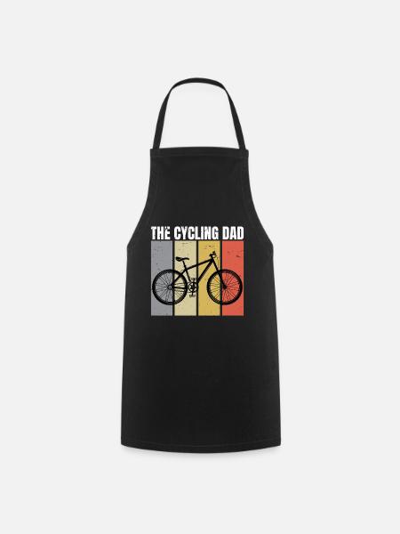 The cycling dad - Kochschürze - Schwarz