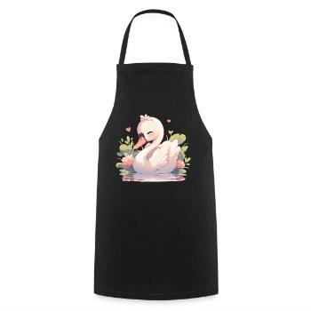 Swans Swan - Cooking Apron - black - Front - AI Model Male 185 dark (185cm)