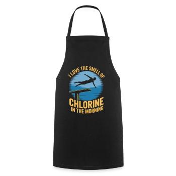 Diving diving board - Cooking Apron - black - Front - AI Model Male 185 dark (185cm)