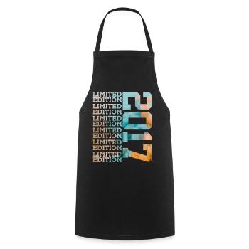 ÉDITION LIMITÉE 2017 9 ANS 9E ANNIVERSAIRE - Tablier de cuisine - noir - Devant - AI Model Male 185 dark (185cm)