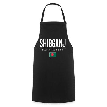 Shibganj Bangladesh - Cooking Apron - black - Front - AI Model Male 185 dark (185cm)