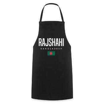 Rajshahi Bangladesh - Cooking Apron - black - Front - AI Model Male 185 dark (185cm)