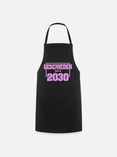 Geschieden 2030 - Kochschürze - Schwarz