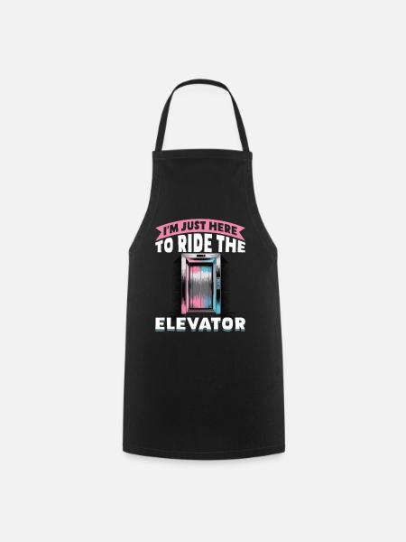Elevator toddler & kids - Kochschürze - Schwarz