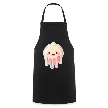 Eiscreme Eis - Cooking Apron - black - Front - AI Model Male 185 dark (185cm)