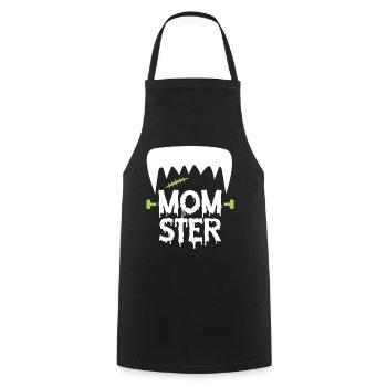 Momster - Cooking Apron - black - Front - AI Model Male 185 dark (185cm)