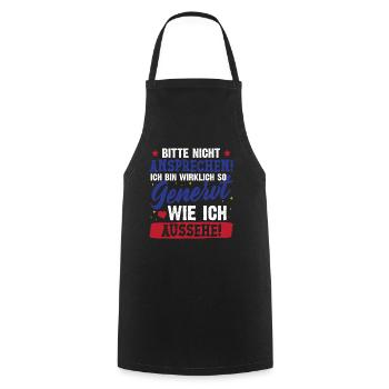 Malle DO NOT TALK Mallorca Party Funny - Cooking Apron - black - Front - AI Model Male 185 dark (185cm)