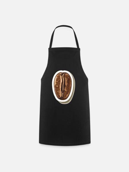 Kaffee - Kochschürze - Schwarz