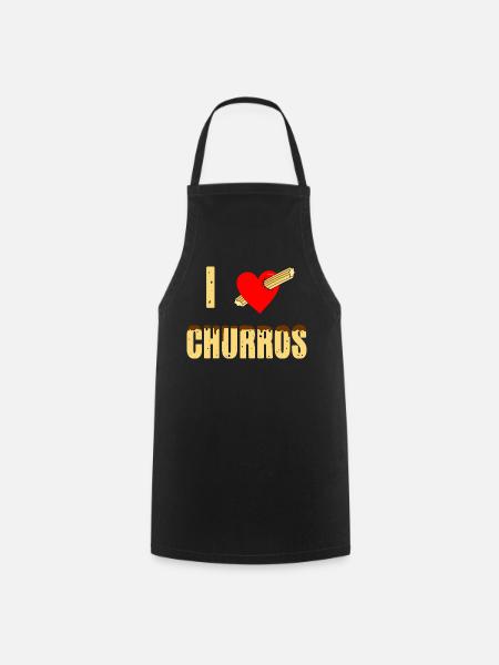 Ich Liebe Churros - Kochschürze - Schwarz