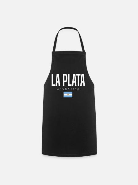 La Plata Argentinien Argentinier - Kochschürze - Schwarz
