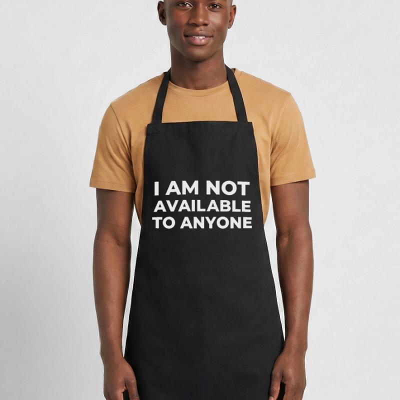 Bold Typography Protest Statement Design Cooking Apron