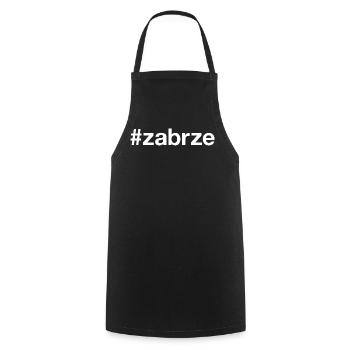 Zabrze Pologne - Tablier de cuisine - noir - Devant - AI Model Male 185 dark (185cm)