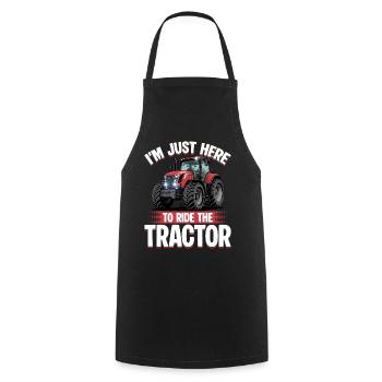 Tractor Kids Farm Lifestyle - Kochschürze - Schwarz - Vorne - AI Model Male 185 dark (185cm)