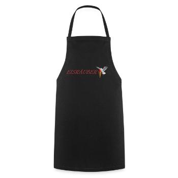 Eisräuber Design mit fliegender Möwe - Cooking Apron - black - Front - AI Model Male 185 dark (185cm)