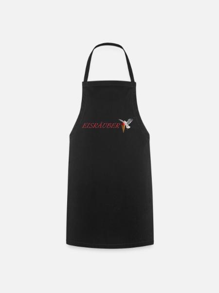 Eisräuber Design mit fliegender Möwe - Cooking Apron - black