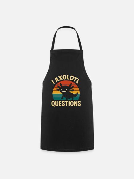 Axolotl - Tablier de cuisine - noir
