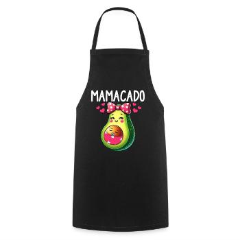 Mamacado Avocado Lover Mother's Day - Cooking Apron - black - Front - AI Model Male 185 dark (185cm)