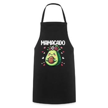 Mamacado Avocado Lover Mother's Day - Cooking Apron - black - Front - AI Model Male 185 dark (185cm)