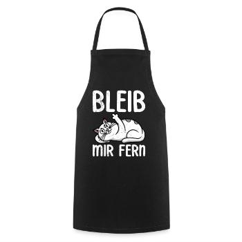 Mallorca STAY AWAY FROM ME Anti Flirt Funny - Cooking Apron - black - Front - AI Model Male 185 dark (185cm)