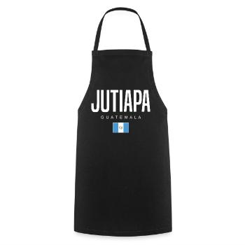 Jutiapa Guatemala Guatemalteken - Cooking Apron - black - Front - AI Model Male 185 dark (185cm)