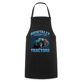 Tractor Kids Farm Lifestyle - Kochschürze - Schwarz - Vorne - AI Model Male 185 dark (185cm)