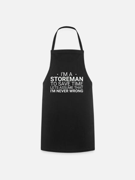 Storeman Never Wrong - Kochschürze - Schwarz