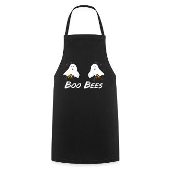 Boo Bees Halloween - Cooking Apron - black - Front - AI Model Male 185 dark (185cm)