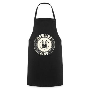 Bowling - Cooking Apron - black - Front - AI Model Male 185 dark (185cm)