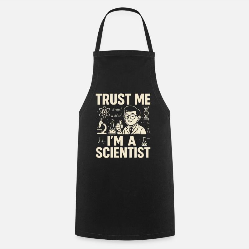 Trust me, I'm a scientist - Cooking Apron - black