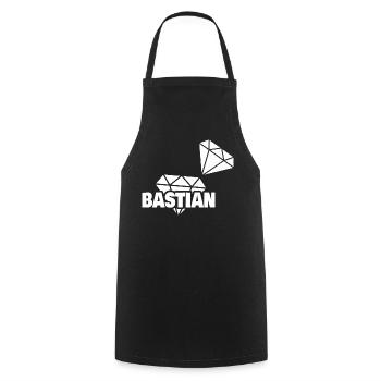 Kostbar Bastian - Kochschürze - Schwarz - Vorne - AI Model Male 185 dark (185cm)