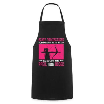 Archery Gifts Archer Archery - Cooking Apron - black - Front - AI Model Male 185 dark (185cm)