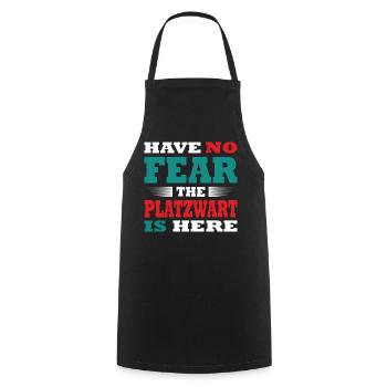 PLatzwartHave no Fear the Platzwart is here Outfit - Cooking Apron - black - Front - AI Model Male 185 dark (185cm)
