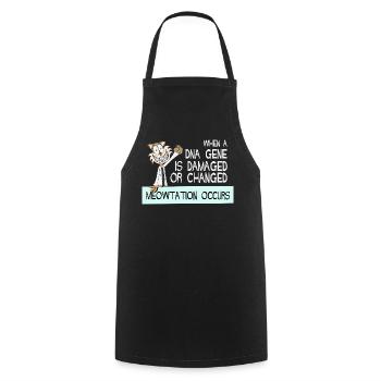 Chimie Chimiste Professeur de chimie Drôle de science - Tablier de cuisine - noir - Devant - AI Model Male 185 dark (185cm)