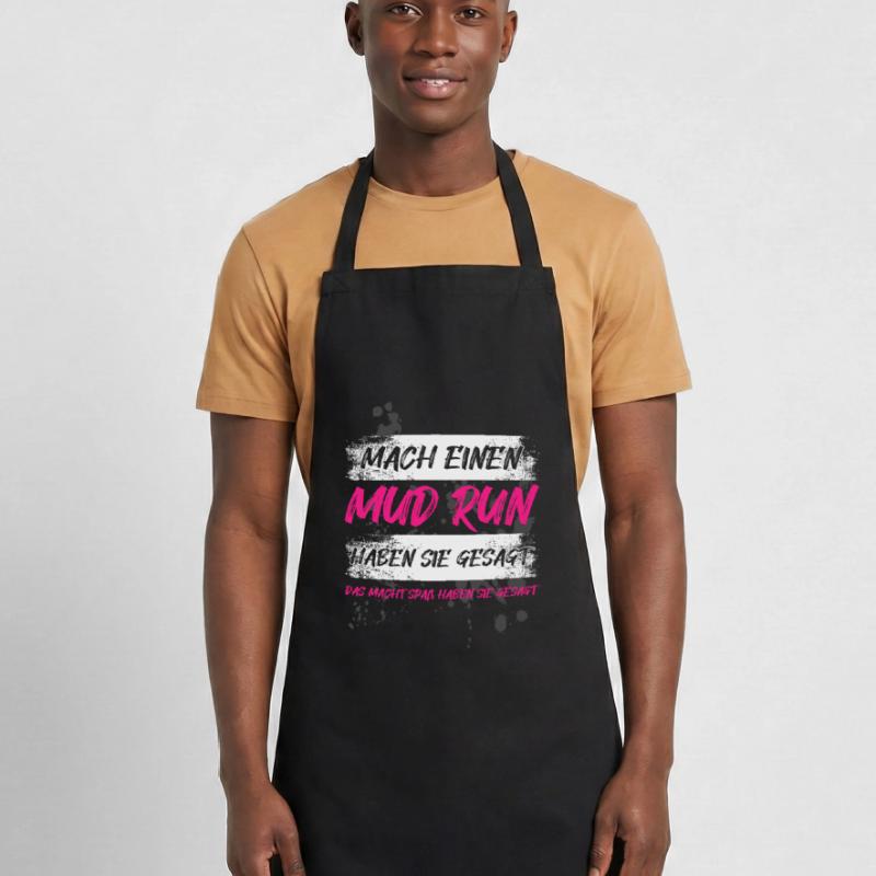 Faire une course dans la boue, une course dans la boue, une course dans la boue, une course dans la boue Tablier de cuisine